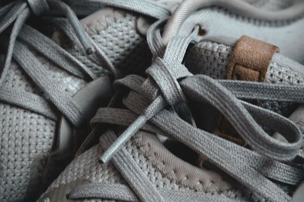 A pair of clean sneakers ready for a workout.